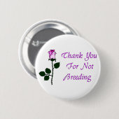 非繁殖動物を感謝していして下さい 缶バッジ (正面&裏面)