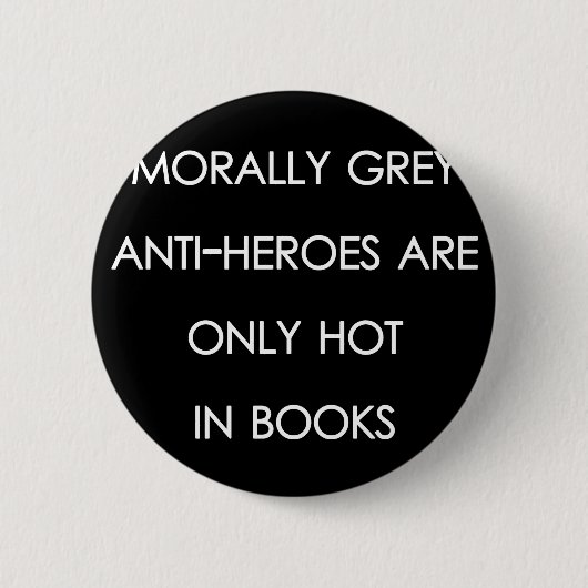 非英雄的主人公 缶バッジ (正面)