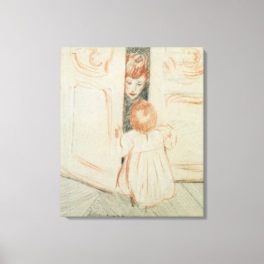 非表示とシーク キャンバスプリント (正面)