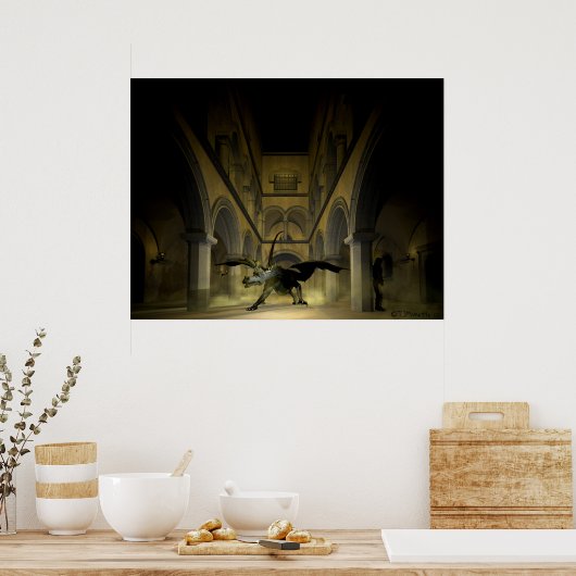 非表示とシーク ポスター (キッチン)