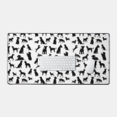 非表示の前足 デスクマット (キーボード&マウス)