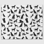 非表示の前足 ラッピングペーパー (フラット)