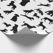 非表示の前足 ラッピングペーパー (角)