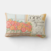 [非表示の恵み]装飾用クッション ランバークッション (裏面)