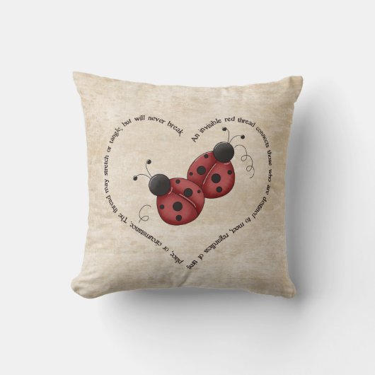 非表示の赤ねじ クッション (正面)