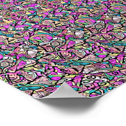 非表示の3D以外のプリント ポスター (角)