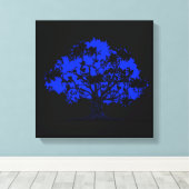 非表示オーク キャンバスプリント (インサイチュ (ウッドフロア))