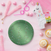 非表示クリスマスツリー紙プレート ペーパープレート (パーティー)