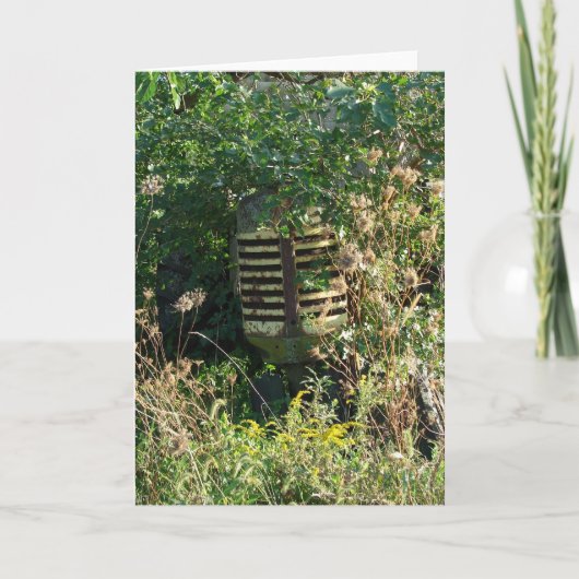 非表示トラクタ カード (正面)