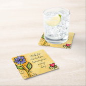 非表示恵み スクエアペーパーコースター (インサイチュ)