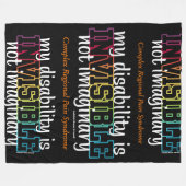 非表示…CRPS フリースブランケット (正面(横))