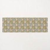 非装飾されたろうけつ染めの正方形II ヨガマット (裏面(横))