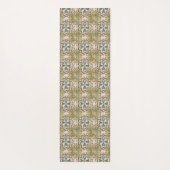 非装飾されたろうけつ染めの正方形II ヨガマット (裏面)