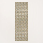 非装飾されたろうけつ染めの正方形III ヨガマット (裏面)