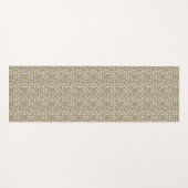 非装飾されたろうけつ染めの正方形III ヨガマット (正面(横))