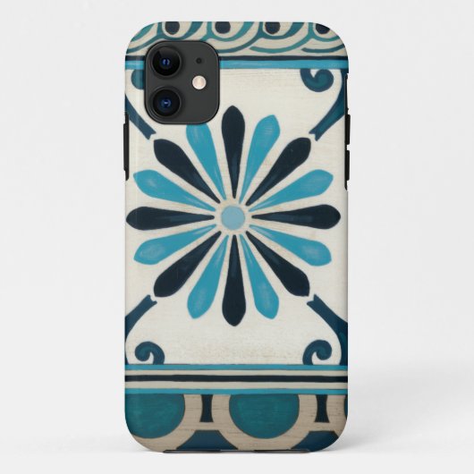 非装飾されたインディゴのフリーズII Case-Mate iPhoneケース (裏面)
