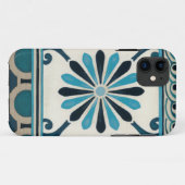非装飾されたインディゴのフリーズII Case-Mate iPhoneケース (裏面(横))