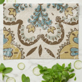 非装飾ろうけつ染めスクエアII キッチンタオル (折り畳み)