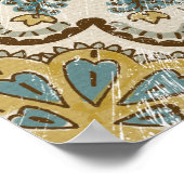 非装飾ろうけつ染めスクエアII ポスター (角)