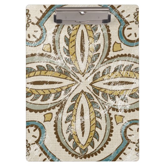 非装飾ろうけつ染めスクエアIII クリップボード (正面)