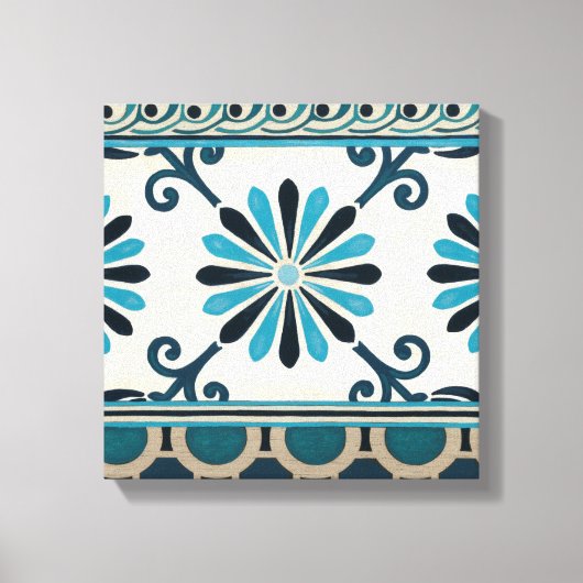 非装飾インディゴフリーズII キャンバスプリント (正面)