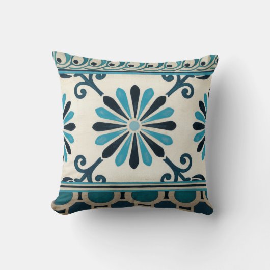 非装飾インディゴフリーズII クッション (正面)