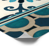 非装飾インディゴフリーズII ポスター (角)