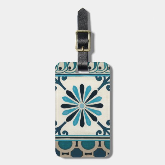 非装飾インディゴフリーズII ラゲッジタグ (正面縦)