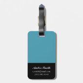 非装飾インディゴフリーズII ラゲッジタグ (裏面縦)