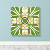 非装飾パームモチーフI キャンバスプリント (インサイチュ (ウッドフロア))