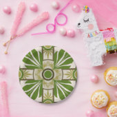 非装飾パームモチーフI ペーパープレート (パーティー)