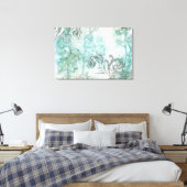 非装飾フラワースプレーIII キャンバスプリント (インサイチュ (寝室))