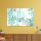 非装飾フラワースプレーIII キャンバスプリント (インサイチュ (リビング))