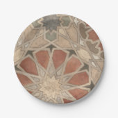 非装飾マラケシュデザインI ペーパープレート (正面)