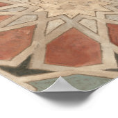 非装飾マラケシュデザインI ポスター (角)