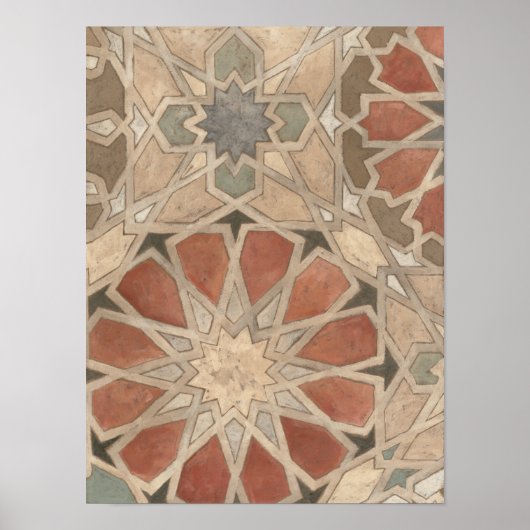 非装飾マラケシュデザインI ポスター (正面)
