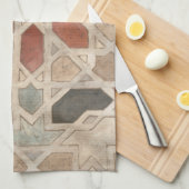 非装飾マラケシュデザインII キッチンタオル (四つ折り)