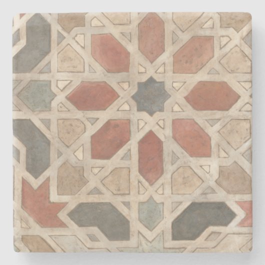 非装飾マラケシュデザインII ストーンコースター (正面)