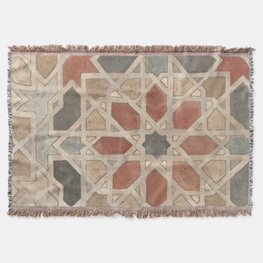 非装飾マラケシュデザインII スローブランケット (正面)