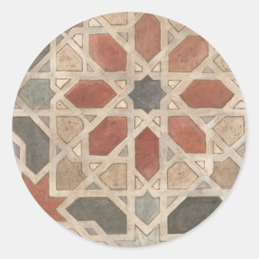 非装飾マラケシュデザインII ラウンドシール (正面)