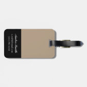 非装飾マラケシュデザインII ラゲッジタグ (裏面横)