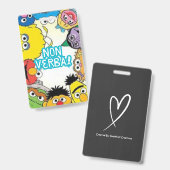 非言語バッジ バッジ (正面&裏面)