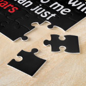 非言語的自閉症に関する認識パズル ジグソーパズル (側面)