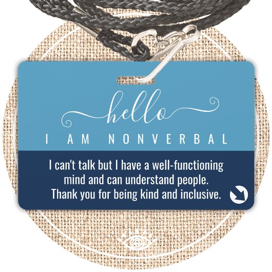 非言語認識度及び緊急連絡用 バッジ