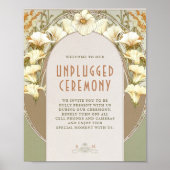 非詰め式サインヴィンテージアールヌーボー ポスター (正面)