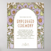 非詰め式サインヴィンテージアールヌーボー ポスター (正面)