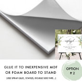 非詰め込み式ユーカリ緑の看板 ポスター