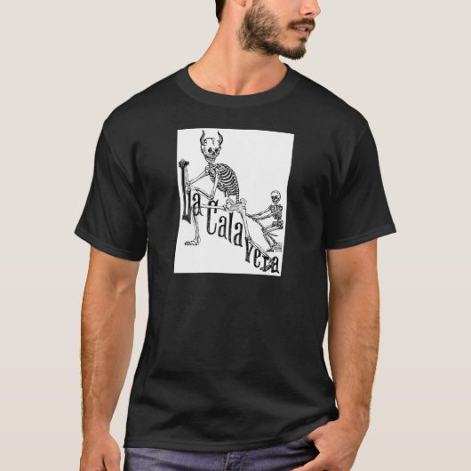 非道のCalavera。 死者の日 Tシャツ (正面)