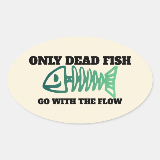 非適合者 – フロー楕円棒とは行かない 楕円形シール (正面)