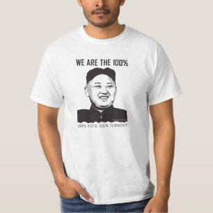 非金Jong私達は100%年です Tシャツ